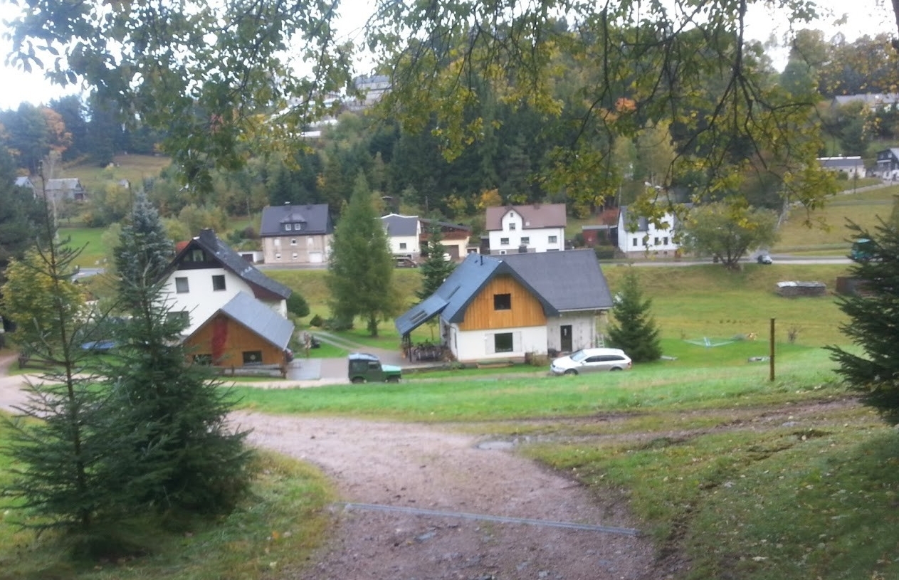 Malerisches Stützengrün im Erzgebirge (15km von Kirchberg)